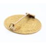 1763 Netherlands Utrecht 14 Gulden Gold coin AU details pin/brooch mount
