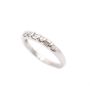 14 Karat White Gold Ladies Diamond Wedding band Ring  Size 7.5