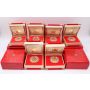 6x 1998 - 2004 Canada $15 Sterling Silver Proof Lunar Coins with boxes and COAs