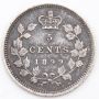 1899 Canada 5 cents silver coin a/EF