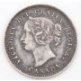 1899 Canada 5 cents silver coin a/EF