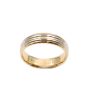 18K yellow gold and Platinum Mens Wedding Ring 8.61 grams Size 11