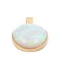 22.36 carat Opal 18K yg pendant lively green, blue mauve & orange