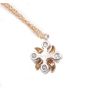 Tiffany & Co. Schlumberger Lynn Pendant Necklace 18K Rose Gold and Platinum