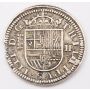 1627 Spain 2 Reales silver coin 6.24 grams EF details edge damage