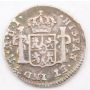 1810 HJ Mexico 1/2 Real silver coin VF