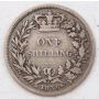 1839 Great Britain Shilling circulated