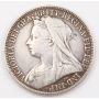 1899 Great Britain silver Florin a/EF