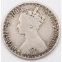 1875 Great Britain silver Gothic Florin Die Number 36 circulated