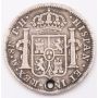 1805 Mo TH Mexico 8 Reales silver coin 26.38 grams damaged hole