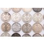 35X 1919 Canada 5 cents silver coins 35- coins VG to F+
