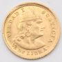 1912 Peru 1/5 libra gold coin Choice Uncirculated
