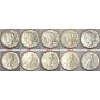1921 to 1935 Peace silver dollars complete set all dates & mints 