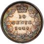 1886 Canada 10 cents small 6/6 obverse 5 PCGS 