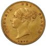 1855 gold half sovereign Great Britain S-3859  PCGS AU53 
