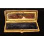 18th Century Georgian 9k Gold & Bone Mourning Box