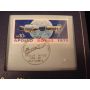 Apollo Soyuz Mission Franklin Mint Silver Coin & Stamp Set