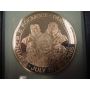 Apollo Soyuz Mission Franklin Mint Silver Coin & Stamp Set