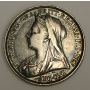 1895 VIII Great Britain Silver Crown Very Fine+ VF30 condition