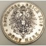 1876B Prussia 5 Mark KM503