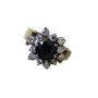 14k Gold 1.88 carat Sapphire Diamond Ring