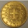 1865 T Gold 20 Lire Italy EF40+