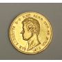 1838 Sardinia Italy 20 Lire Gold Coin VF25