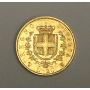 1862 Italy 20 Lire Gold Coin EF45 