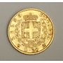 1863 Italy 20 Lire Gold Coin EF45+