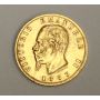 1863 Italy 20 Lire Gold Coin EF45+
