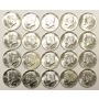 1964 Kennedy half dollar roll 20-coins  MS63+