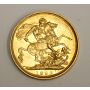 1893 S Australia Sovereign Veiled Head Gold Coin 