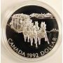 1992 Canada Stage Coach Proof Silver $1 Dollar RCM