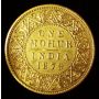 India One Mohur Gold 1879