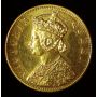 India One Mohur Gold 1870