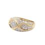 18 kt Yellow Gold ring with 2.02 tcw diamonds