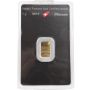 1 gram Argor Heraeus 999.9 Fine Gold Minted Bar in Certified Assay Card