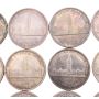 20x 1939 Canada silver dollars contains 12ozs of pure silver 20-coins VF-AU