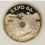 Vancouver Expo 86 .999 Fine Silver Medallion