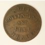 1855 PEI One Cent Self Government and Free Trade thick top 5s