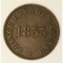 1855 PEI One Cent Self Government and Free Trade thick top 5s