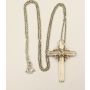 Tiffany & Co Signature Cross Pendant & Chain Necklace