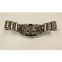 Bulova Automatic 96A107 Watch 21 jewel Silver Skeleton Dial 