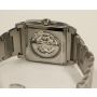 Bulova Automatic 96A107 Watch 21 jewel Silver Skeleton Dial 