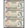 6x 1979 Canada $20 consecutive notes Theissen