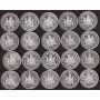 20x 1871-1971 British Columbia specimen Silver Dollars Canada 