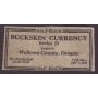 One Half Dollar Buckskin currency Wallowa County Oregon 1935 