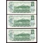 3x 1973 Canada $1 dollar replacement notes  UNC63 EPQ