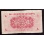 1941 Hong Kong One Cent banknote