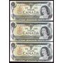 6x 1973 Canada $1 dollar replacement notes UNC63 EPQ